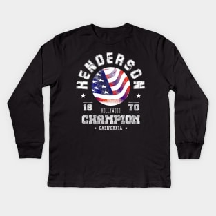 Dan "Hollywood" Henderson Kids Long Sleeve T-Shirt